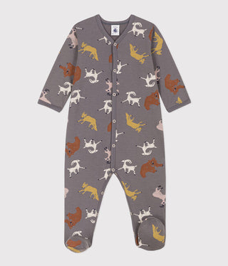 Animal Patterned Fleece Pyjamas