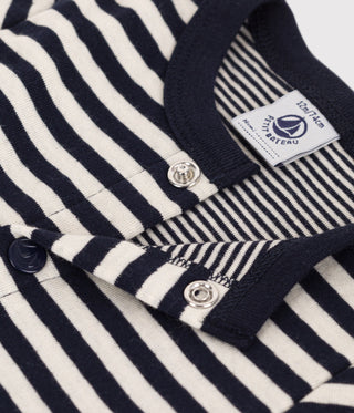 Babies' Stripy Tube Knit Cardigan