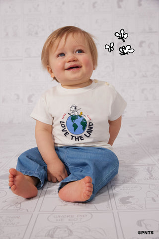 Babies Peanuts Printed Organic Cotton T-shirt