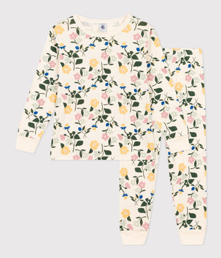 Children's Floral Print Cotton Pyjamas