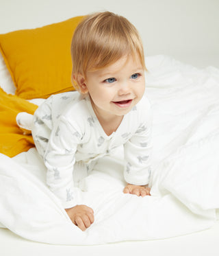 Babies' Rabbit Patterned Tube Knit Pyjamas