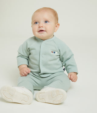 Babies' Heart Printed Fleece Outfit - 2-Piece Set