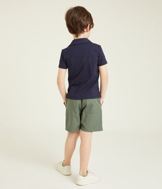 Children's Cotton and Linen Twill Shorts