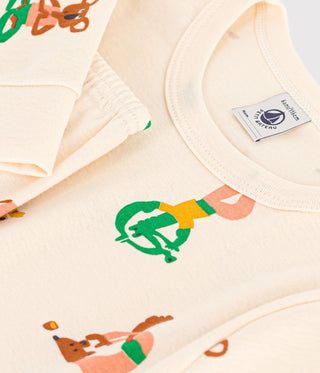 Children's Cotton Animal Pattern Print Pyjamas