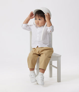 Babies' Plain Cotton Shirt 