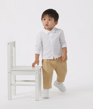 Babies' Plain Cotton Shirt 