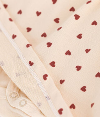 Babies' Heart Printed Lightweight Fleece Dress