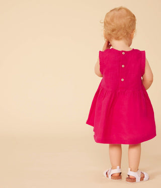 Babies' Sleeveless Linen Dress