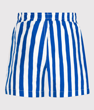 Boys' Blue Striped Swim Shorts