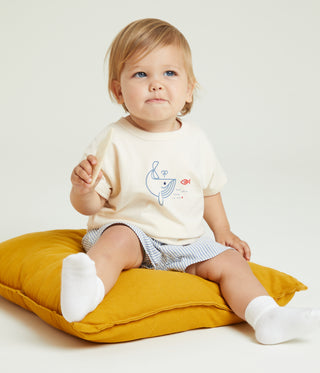 Babies' Short-Sleeved Lightweight Jersey T-Shirt