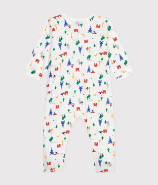 Babies' Paris Print Cotton Pyjamas