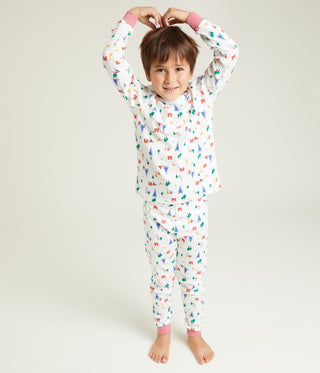 Children's Paris Print Cotton Pyjamas