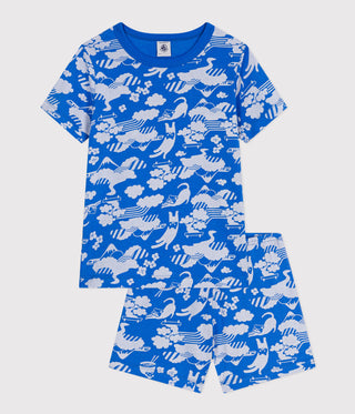 Children's Short Cotton Print Pyjamas