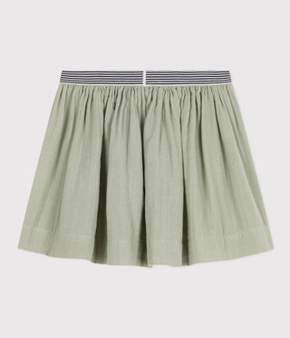 Girls' Cotton Gauze Skirt