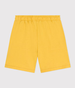 Boys' Yellow Cotton Shorts