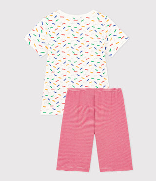 Children's Short-Sleeved Cotton Pyjamas