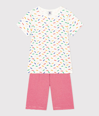Children's Short-Sleeved Cotton Pyjamas