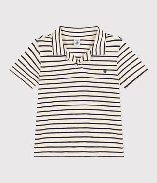 Boys' Short-Sleeved Cotton Polo Shirt