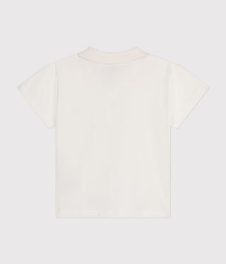 Babies' Short-Sleeved Cotton Polo Shirt