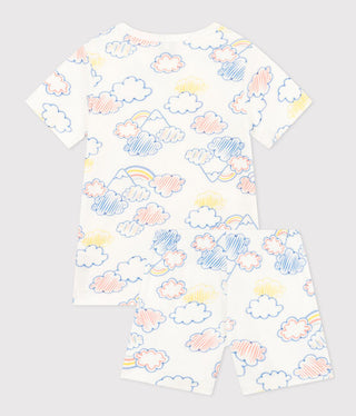 Children's Short Cotton Rainbow Print Pyjamas