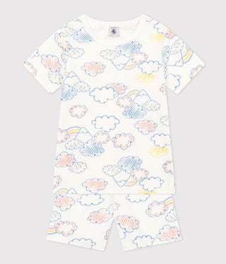 Children's Short Cotton Rainbow Print Pyjamas