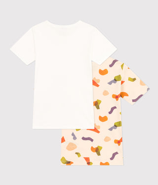 Children's Short-Sleeved Cotton T-shirts - 2-Pack