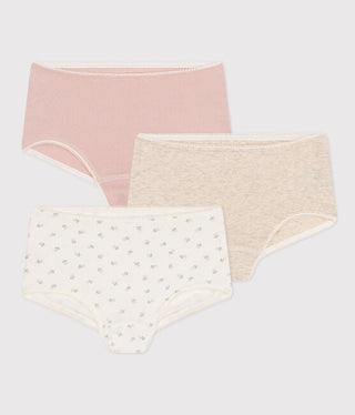  PETIT BATEAU Girls Underwear/Panties 3 PK. White-Black-Pink  Sizes 2-14 (Size 2 3 PK. Girls Panties) : Clothing, Shoes & Jewelry
