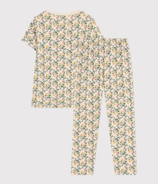 Children's Cotton Floral Print Pyjamas