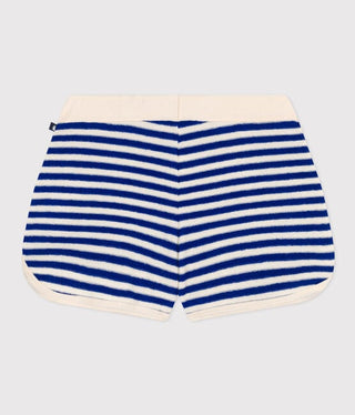Girl's Striped Terry Shorts