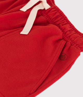 Boys' Red Cotton Shorts