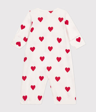 Babies' Heart Deisgn Cotton Jumpsuit/ Sleeping Bag
