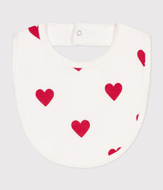 Babies' Heart Cotton Bibs - 2-Pack