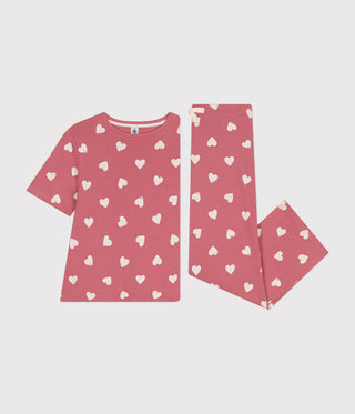 Women's Cotton Heart Print Pyjamas