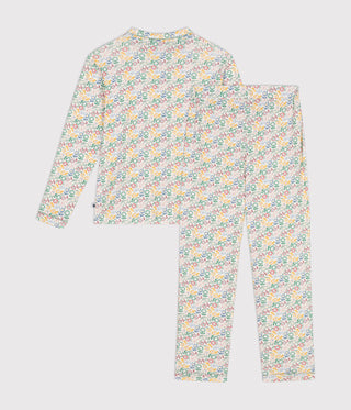 Women's Floral Print Cotton Long-Sleeved Pyjamas