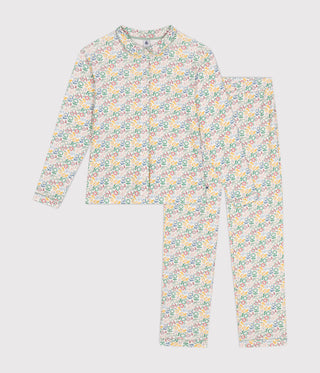 Women's Floral Print Cotton Long-Sleeved Pyjamas