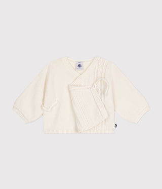 Babies' Wool and Cotton Cardigan