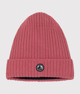 Children's Polar Fleece-Lined Knitted Beanie Hat