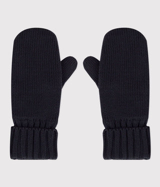 Children's Knitted Polar Fleece-Lined Mittens