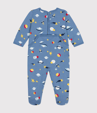 Babies' Brushed Fleece Space Print Pyjamas