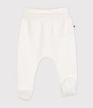 Babies' Tube Knit Trousers with Feet