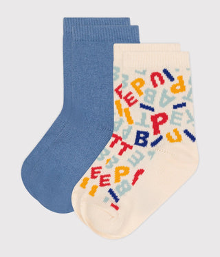 Babies' Petit Bateau Cotton Socks - 2-Pack