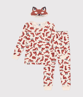 Children's Cotton Fox Costume Pyjamas