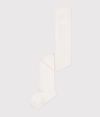 Babies' Plain Cotton Jersey Tights