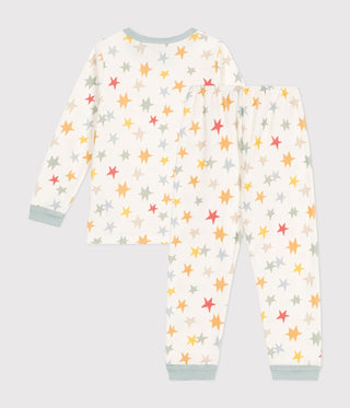 Children's Star Print Velour Pyjamas