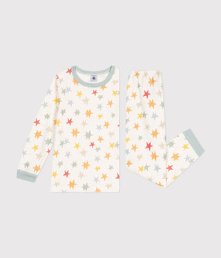 Children's Star Print Velour Pyjamas