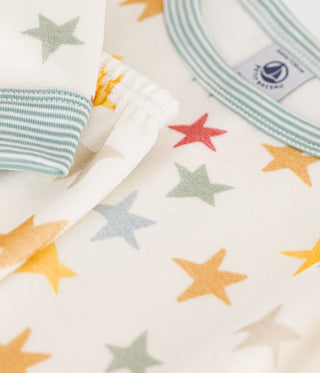 Children's Star Print Velour Pyjamas