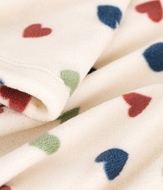 Children's Heart Printed Fleece Dressing Gown