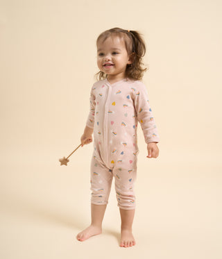 Babies' Printed Cotton Footless Pyjama Suit