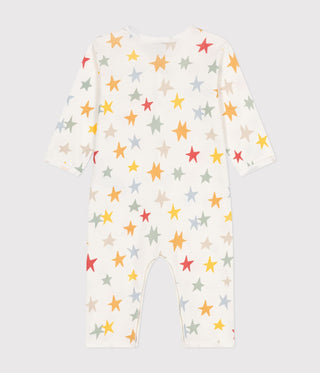 Babies' Star Print Footless Cotton Pyjamas