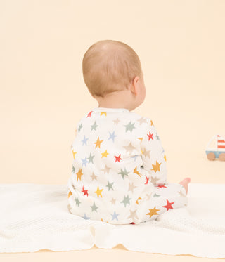 Babies' Star Print Footless Cotton Pyjamas